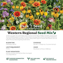 Park Seed Wildflower Garden Seeds Mixture for Pollinators - Western Regional Mix, 50 lbs