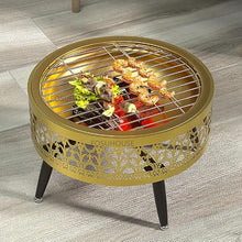 Fire Pit Iron Fire Pit for Outdoor Heater Winter Indoor Stove Creative Leisure Barbecue Smoke Free Charcoal Braziers