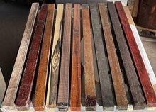 Globalwoods Exotic Woods Pool Cue Blanks 11 Pcs Combo 1.5x1.5x24 Mixed