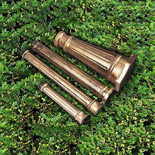 iumLeap 3-Lights Vintage Metal Street Lights Courtyard Glass Lantern High Pole Path Post Lamp E27 Exterior Pillar Lantern Ip55 Waterproof Park Community Lawn Column Light Ind(320cm)