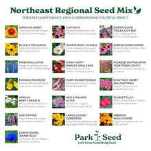 Park Seed Grow Your Own Vibrant Annual and Perennial Wildflower Garden Seeds Mixture, Easy to Grow Varieties for Pollinators and Spring Gardens - Northeast Regional Mix, 10 lbs