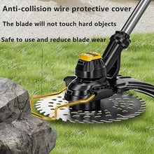 QYQCXGL Cordless Lawn Edger and Trimmer | 3CM Cutting Diameter | 5 Adjustable Angles | 52dB Ultra Quiet for Morning Gardening,2batteries