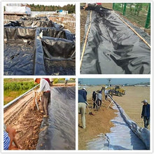 JINMLBO Flexible Pond Liner, Rubber Pond Skins, Tear Resistance Impermeable Film, 0.5mm PVC Pool Pad, for Fish Pond Bed Liners Reservoir River, 49 Sizes (Color : Black, Size : 8x15m)