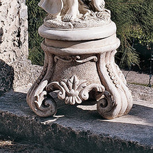 Design Toscano KY0631 Rococo Sculptural Plinth,Faux Stone Finish