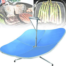 Portable parabolic Solar Cooker with Higher Efficiency,59 inch Portable Solar Cooker,Solar Stove,Family use Grill,Solar Grill BBQ,for Outdoor Camping Barbecue Cooking