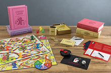 WS Game Company Vintage Bookshelf Board Games Collection Modern Burlap