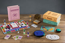 WS Game Company Vintage Bookshelf Board Games Collection Modern Burlap