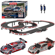 Carrera Digital Electric Slot Car Racing Track Set with Two Cars & Dual-Speed D132 Peak Performance Multi-color